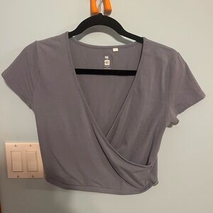 Blue Pacsun Cross Shirt